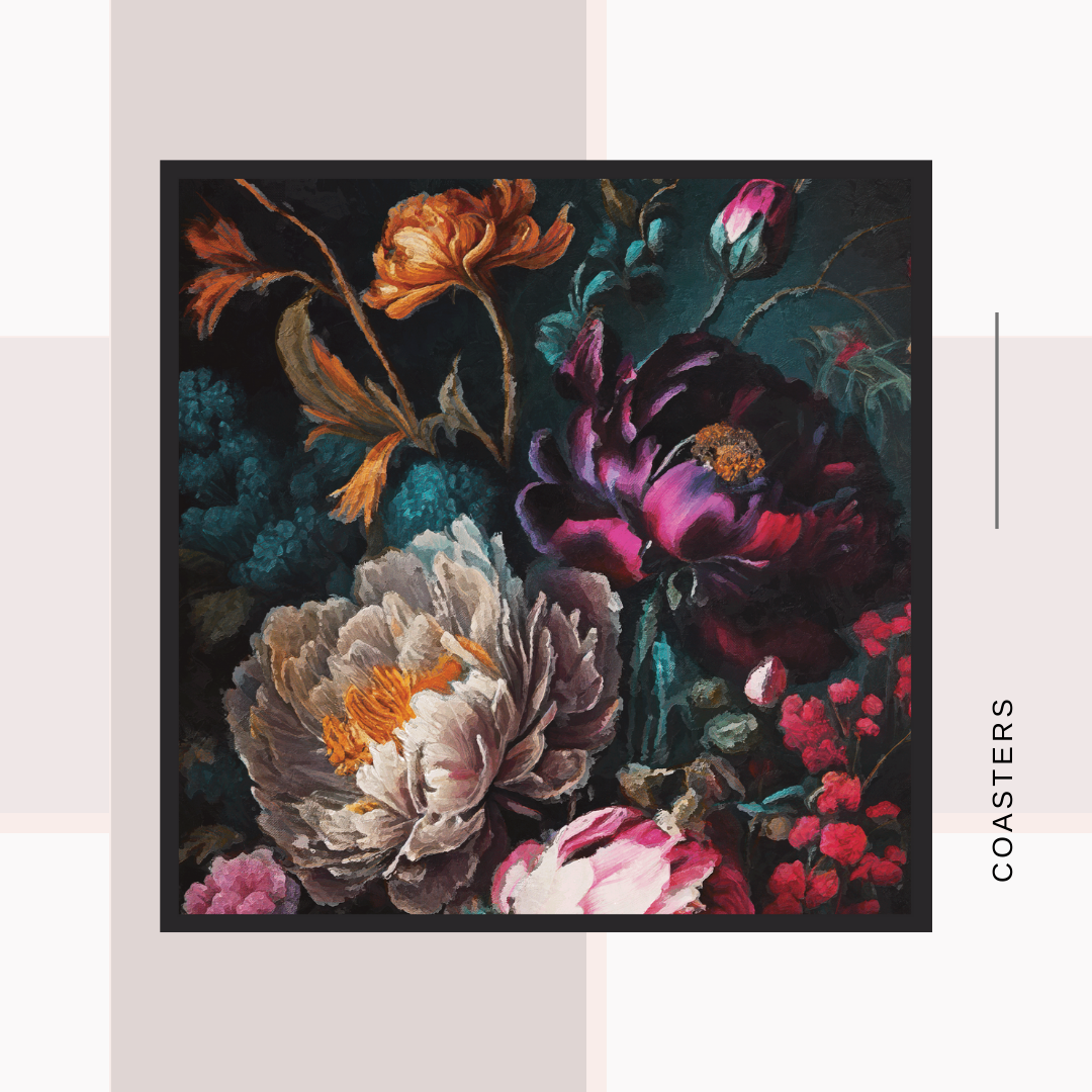 Embrace the Elegance of Moody Nature Coasters